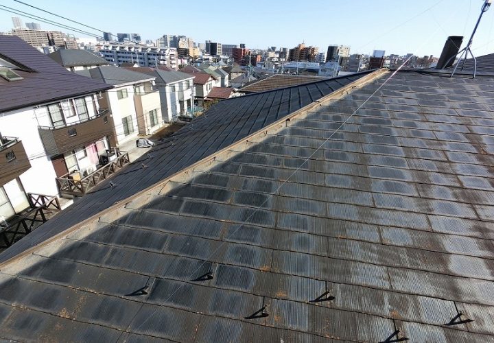 仙台市太白区 棟板金 飛散