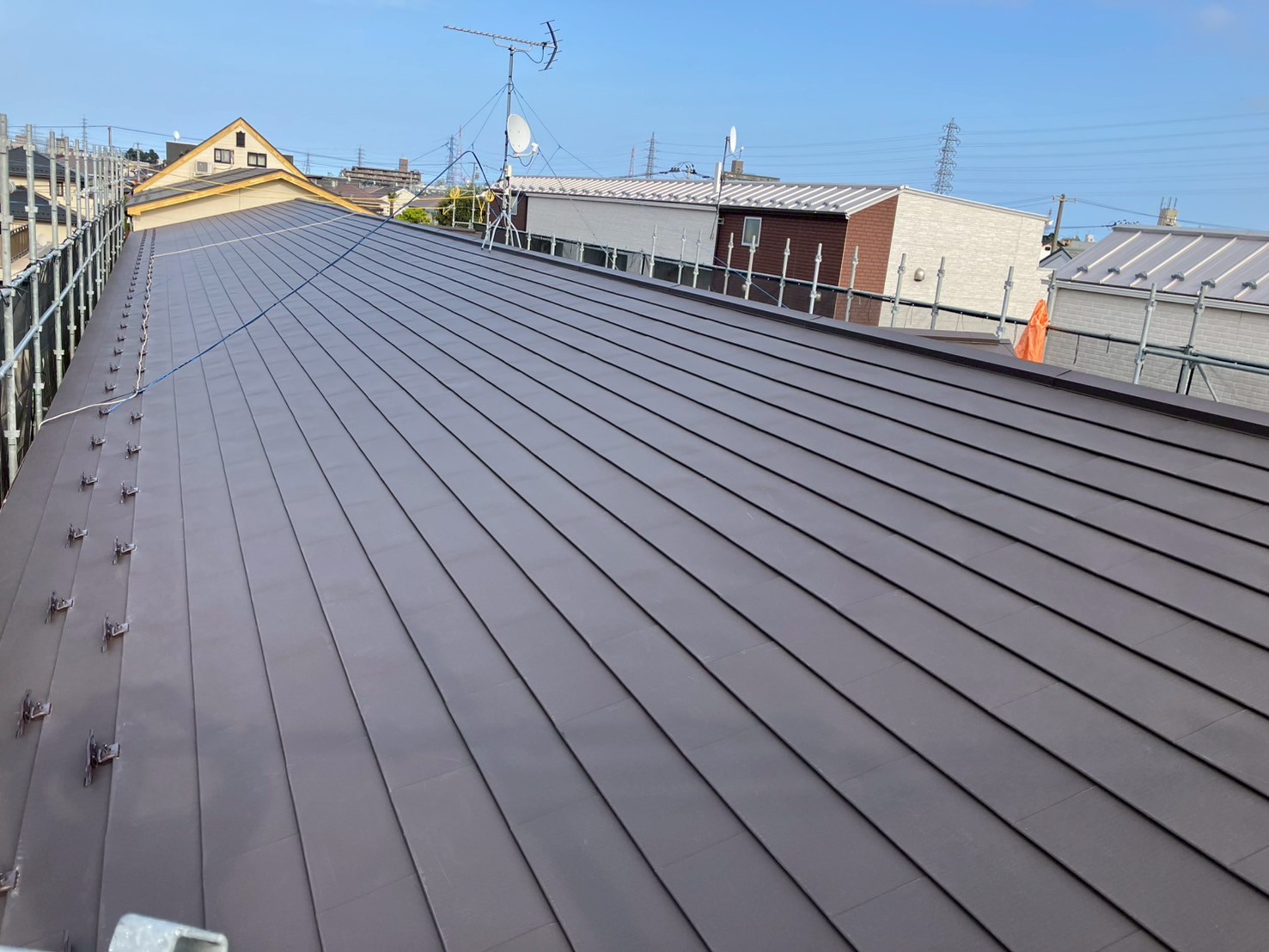 仙台市太白区 アパート カバー工法 完工